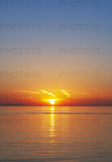 Sea at sunset