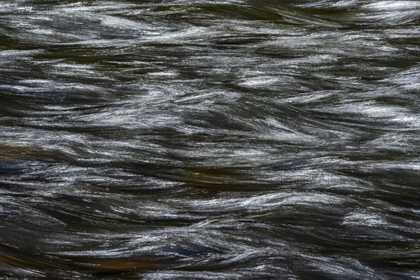 Motion blurred water of Salmon River