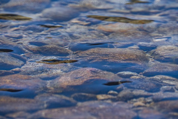 Motion blurred water of Salmon River