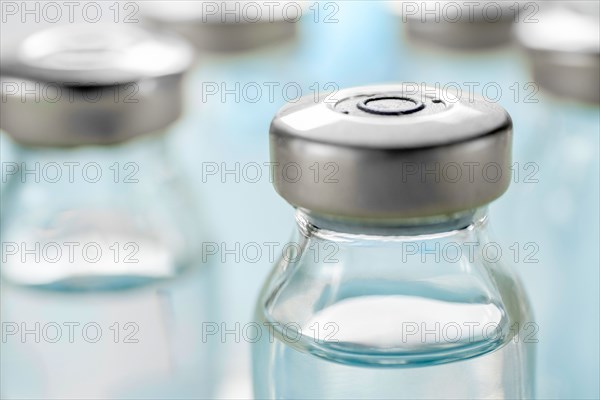 Close-up of vial with Covid-19 vaccine