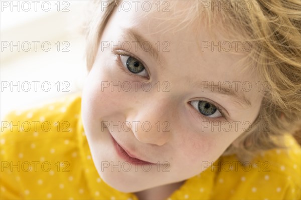 Portrait of smiling boy (6-7)