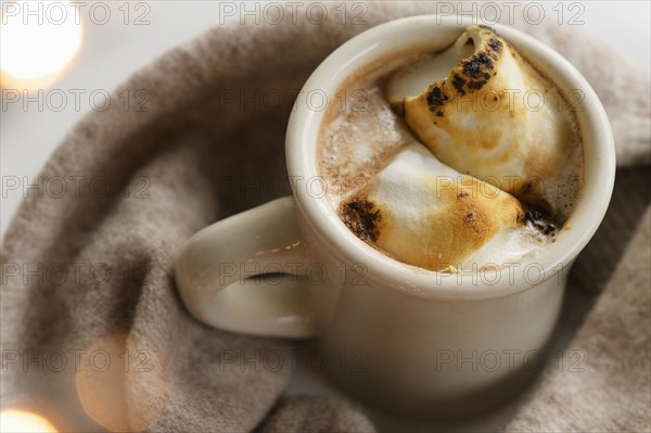 Hot cocoa with marshmallows