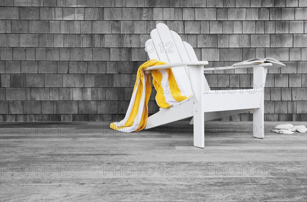 Adirondack chair on porch