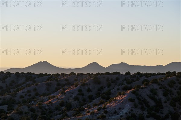 Evening sky over Galisteo Basin Preserve