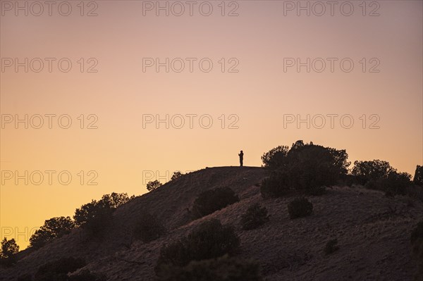 Evening sky over Galisteo Basin Preserve