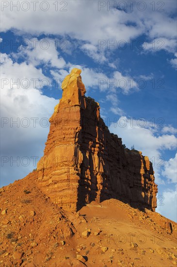 Red sandstone rock formation