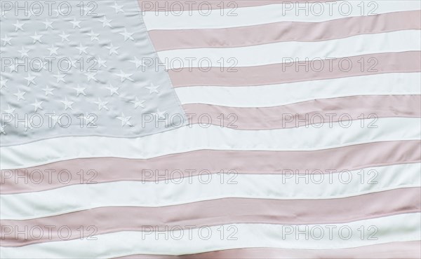 Close-up of American flag