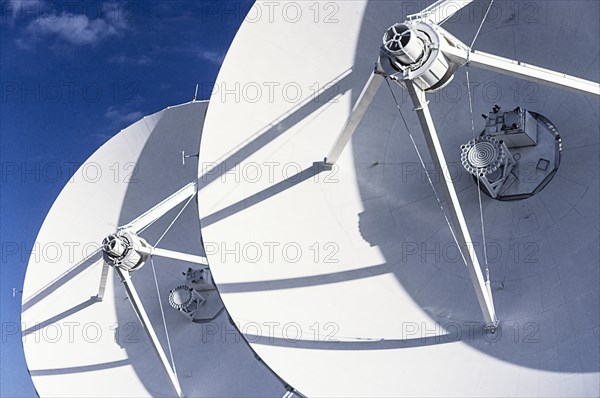 Close-up of radio telescopes at Karl G. Jansky Very Large Array