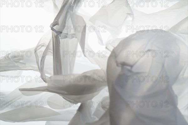 Close-up of plastic bags