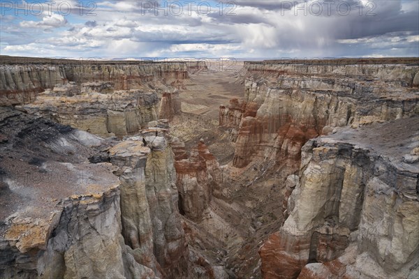 View of desert canyon