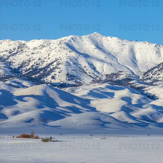 Scenic view of Soldier Mountain