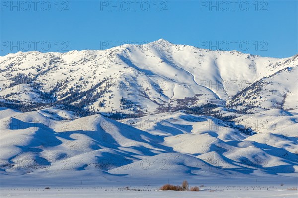 Scenic view of Soldier Mountain