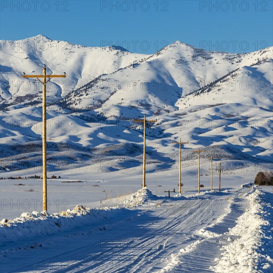 Road leading to Soldier Mountain