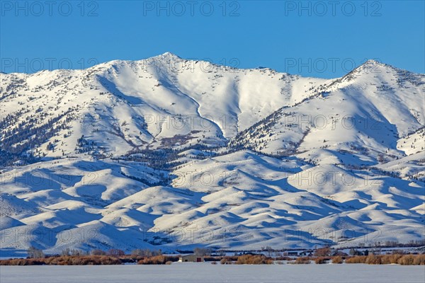 Scenic view of Soldier Mountain