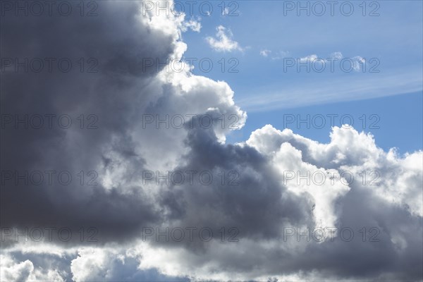 Blue sky with white clouds