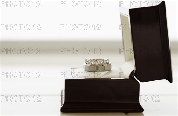 Wedding ring in box