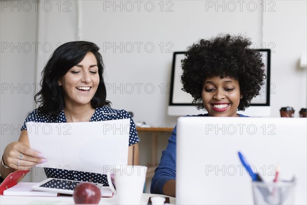 Two women working in Small Business