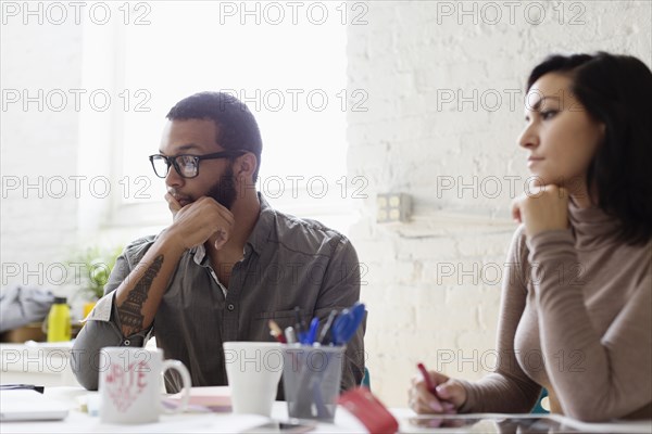 People in a meeting in Small Business