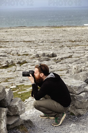 Man taking photograph