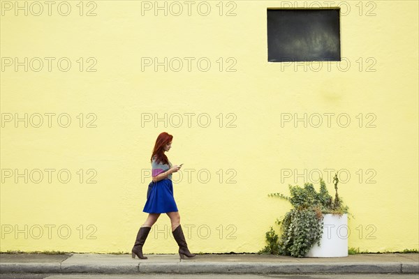 Young woman with red hair