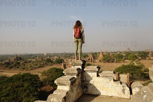 Woman looking at view