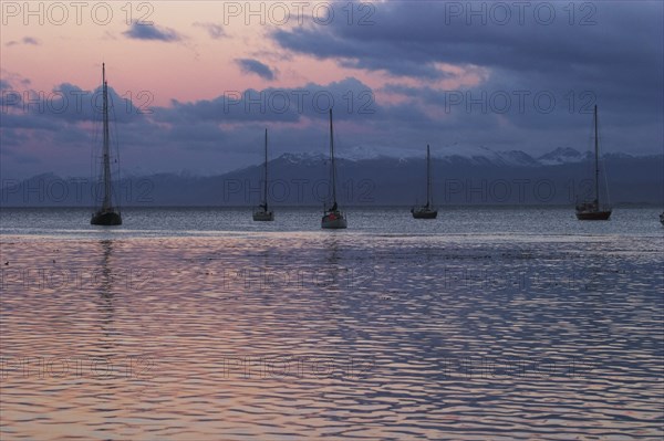 Boats in bay