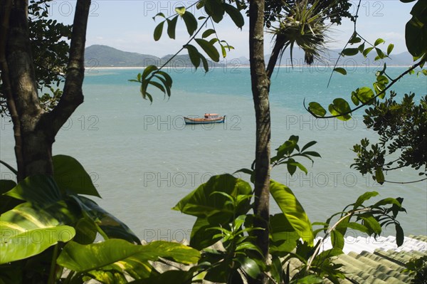 Fishing boat in sea