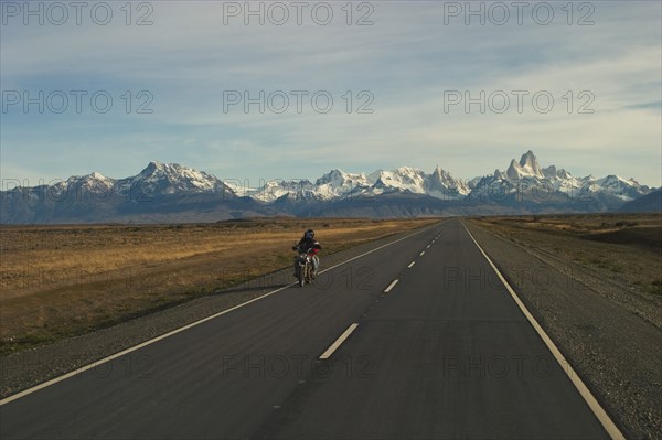 Motorbike on Route 40