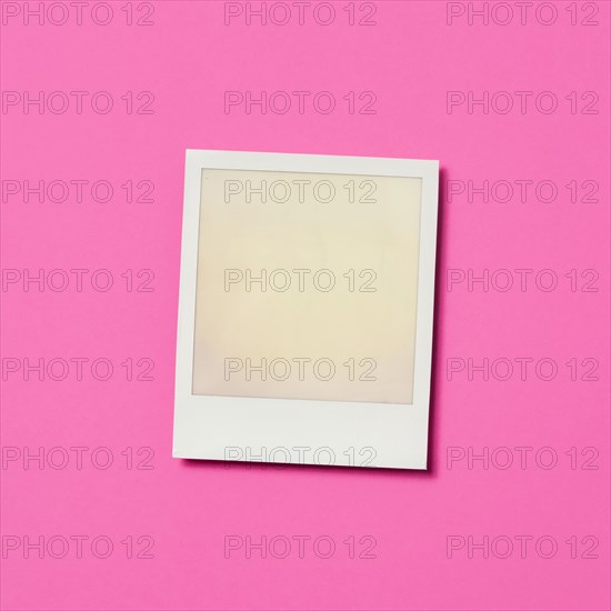 Stack of blank instant picture