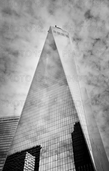 Low angle view of One World Trade Center