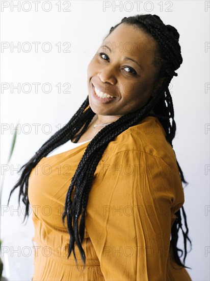 Portrait of smiling woman