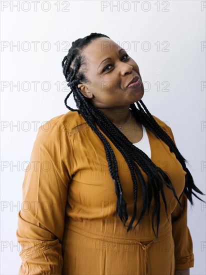 Portrait of smiling woman