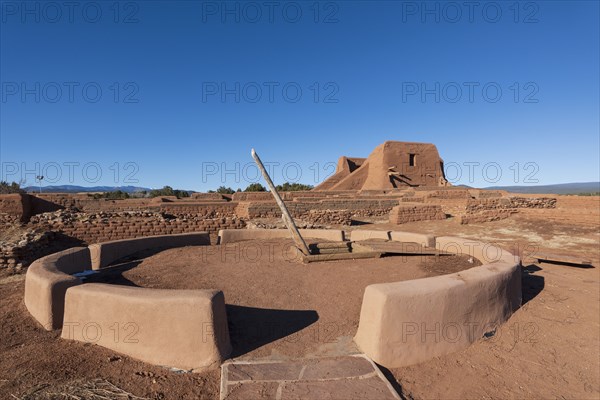 Spanish Mission Church ruins at Pecos National Historical Park