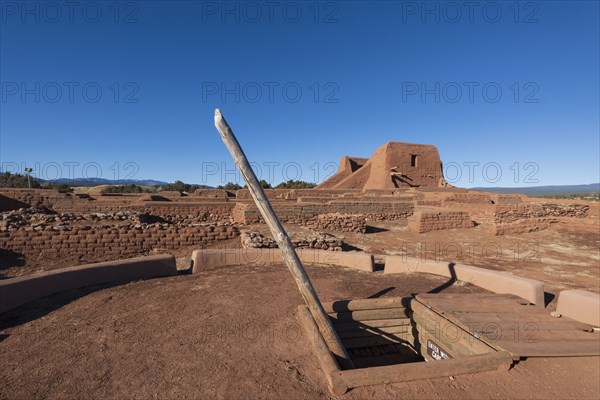 Spanish Mission Church ruins at Pecos National Historical Park