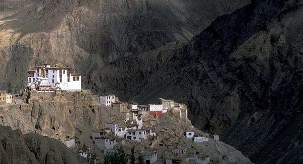 Buddhist Lamayuru Monastery in Himalayas