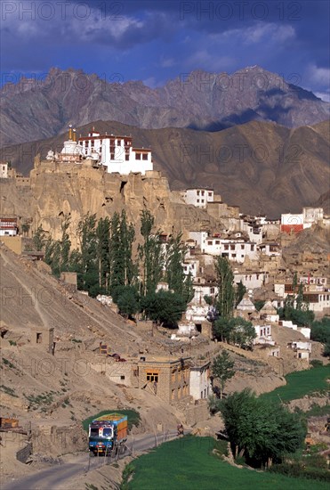 Buddhist Lamayuru Monastery in Himalayas