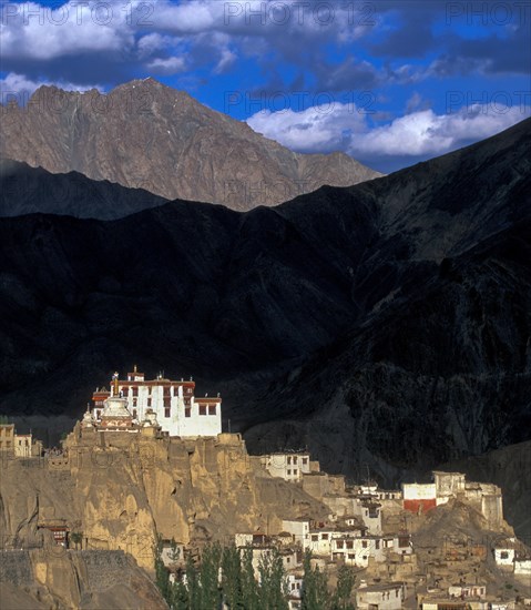 Buddhist Lamayuru Monastery in Himalayas