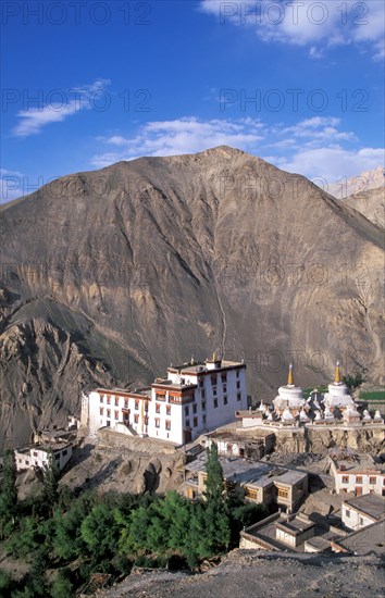 Buddhist Lamayuru Monastery in Himalayas