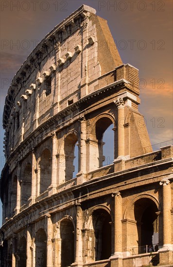 Architectural detail of Coliseum