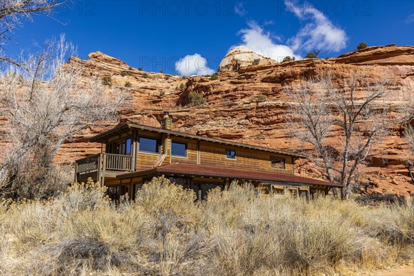 Single family home in canyon in Grand Staircase-Escalante National Monument