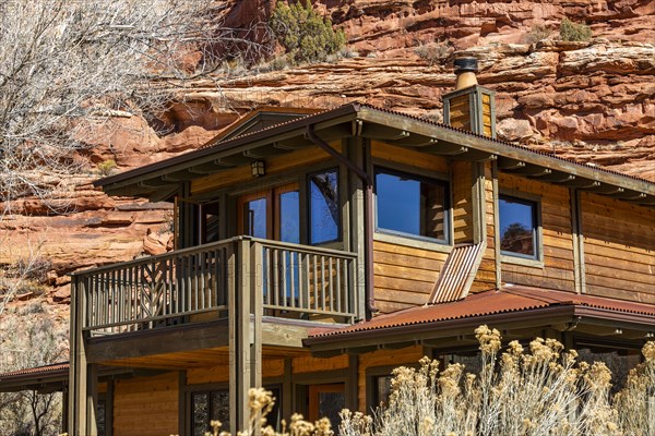 Single family home in canyon in Grand Staircase-Escalante National Monument