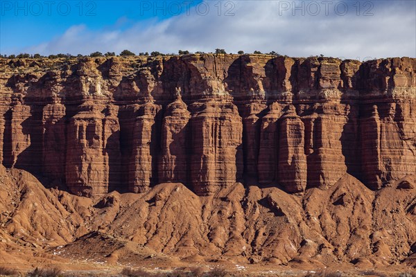 Sandstone cliffs in Grand Staircase-Escalante National Monument