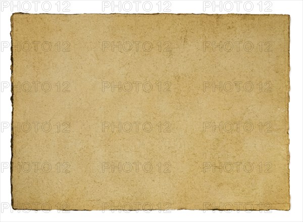 Old sheet of paper