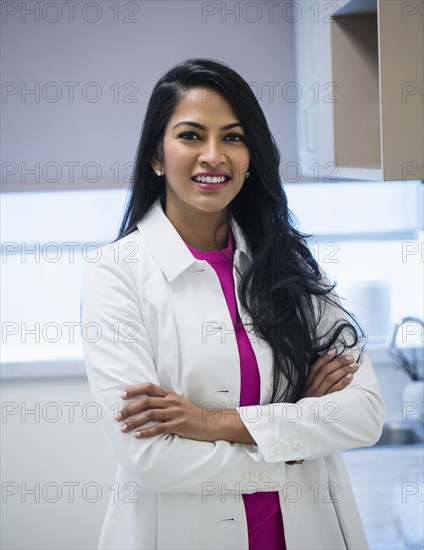 Portrait of female doctor