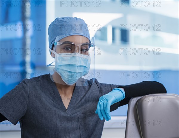 Female doctor in operating theater