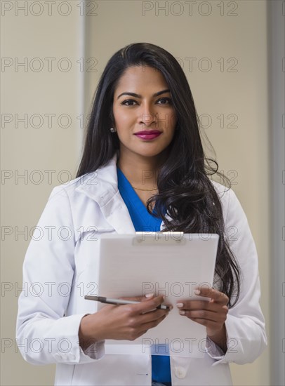 Portrait of female doctor