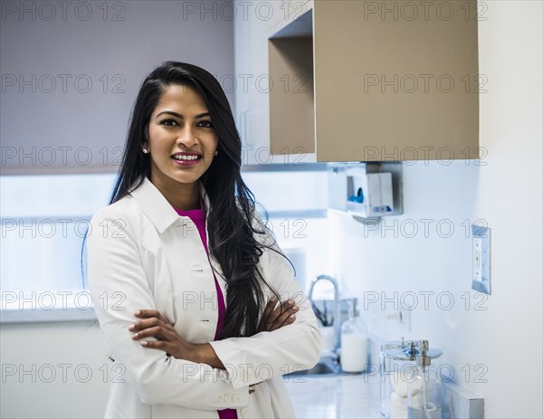 Portrait of female doctor