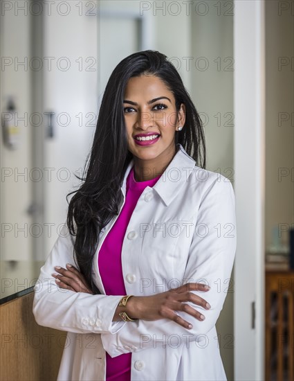 Portrait of female doctor