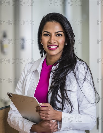 Portrait of female doctor