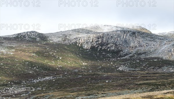 Australia, New South Wales, Mountain landscape at Charlotte Pass in Kosciuszko National Park